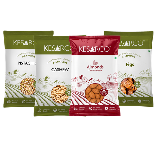 Dry Fruits Combo (Pistachios, Cashew, Raw Almonds, Figs(250gm each))