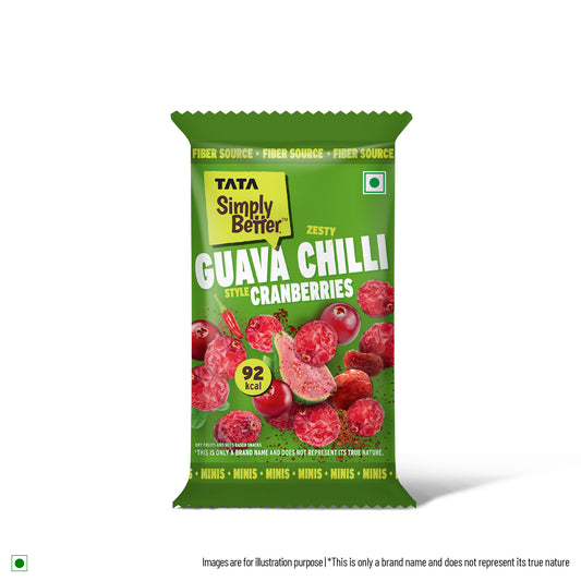 Tata Simply Better Zesty Guava Chilli Style Cranberries 25g
