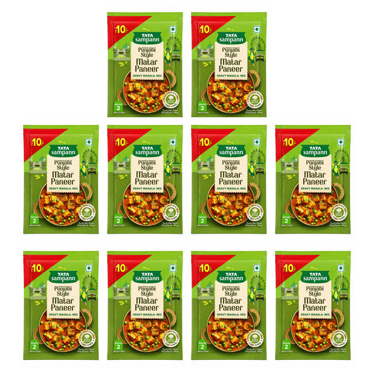 Tata Sampann Punjabi Style Matar paneer 16g (Pack of 10)
