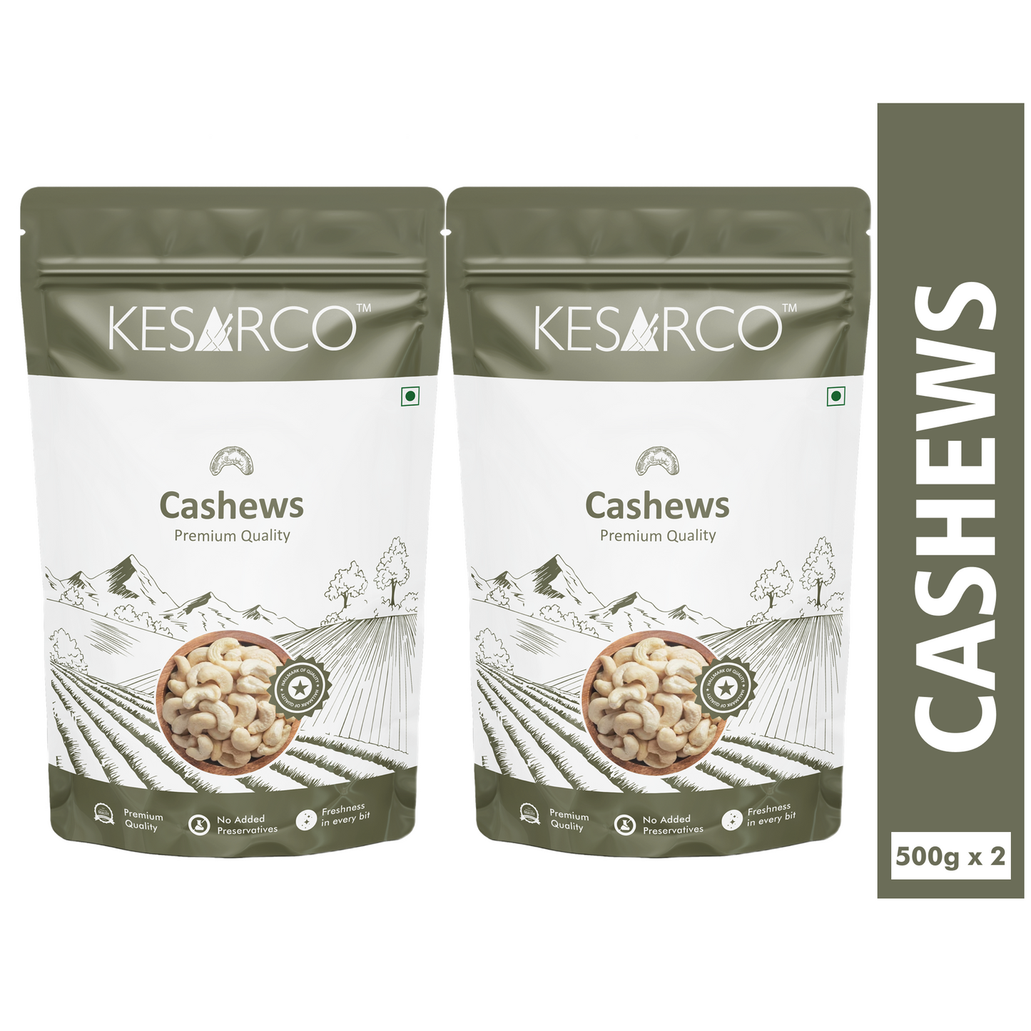 Whole Cashews | W320 Grade