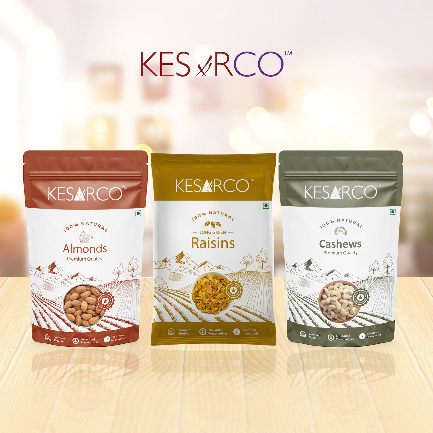 Cashew, Raisin and Almonds combo