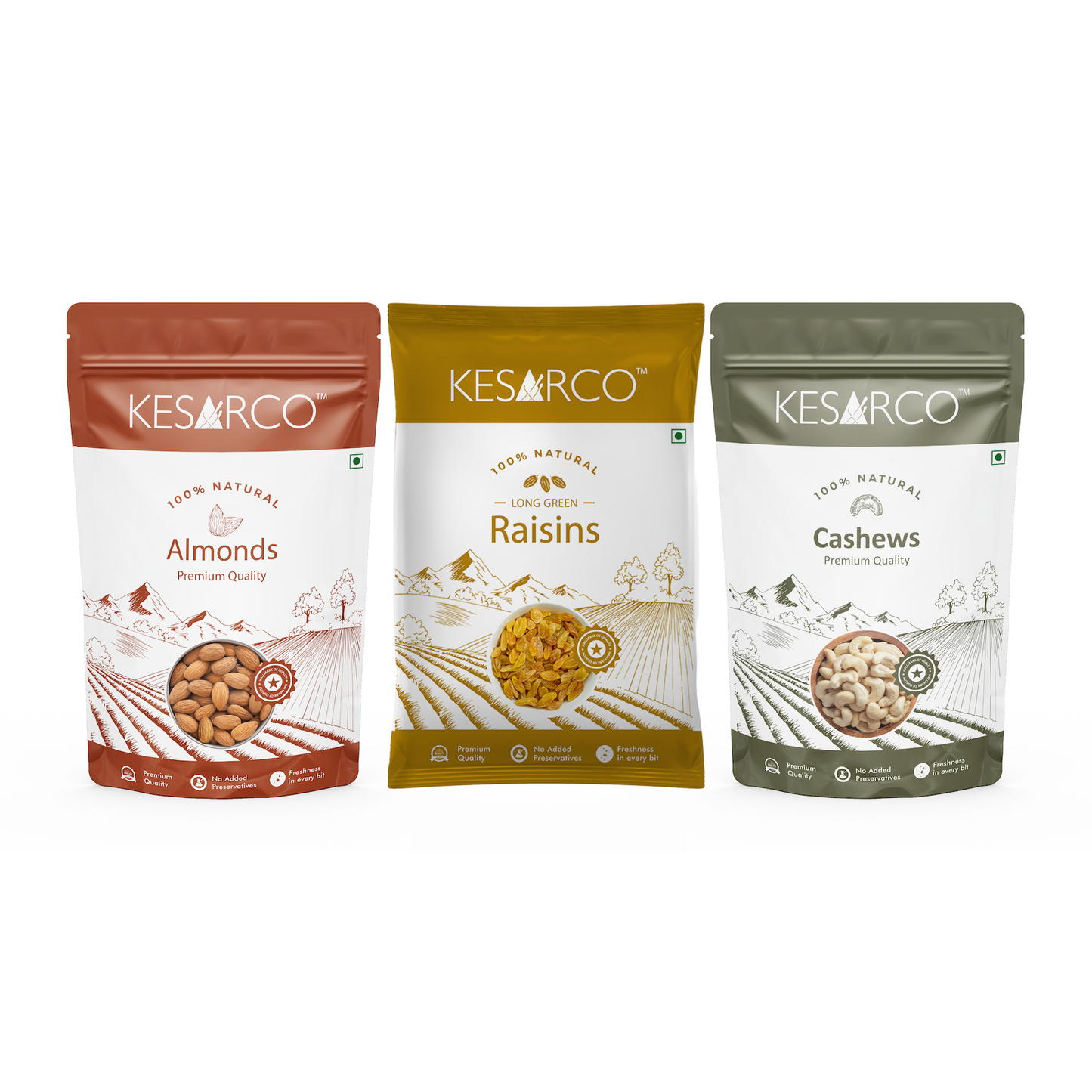 Cashew, Raisin and Almonds combo