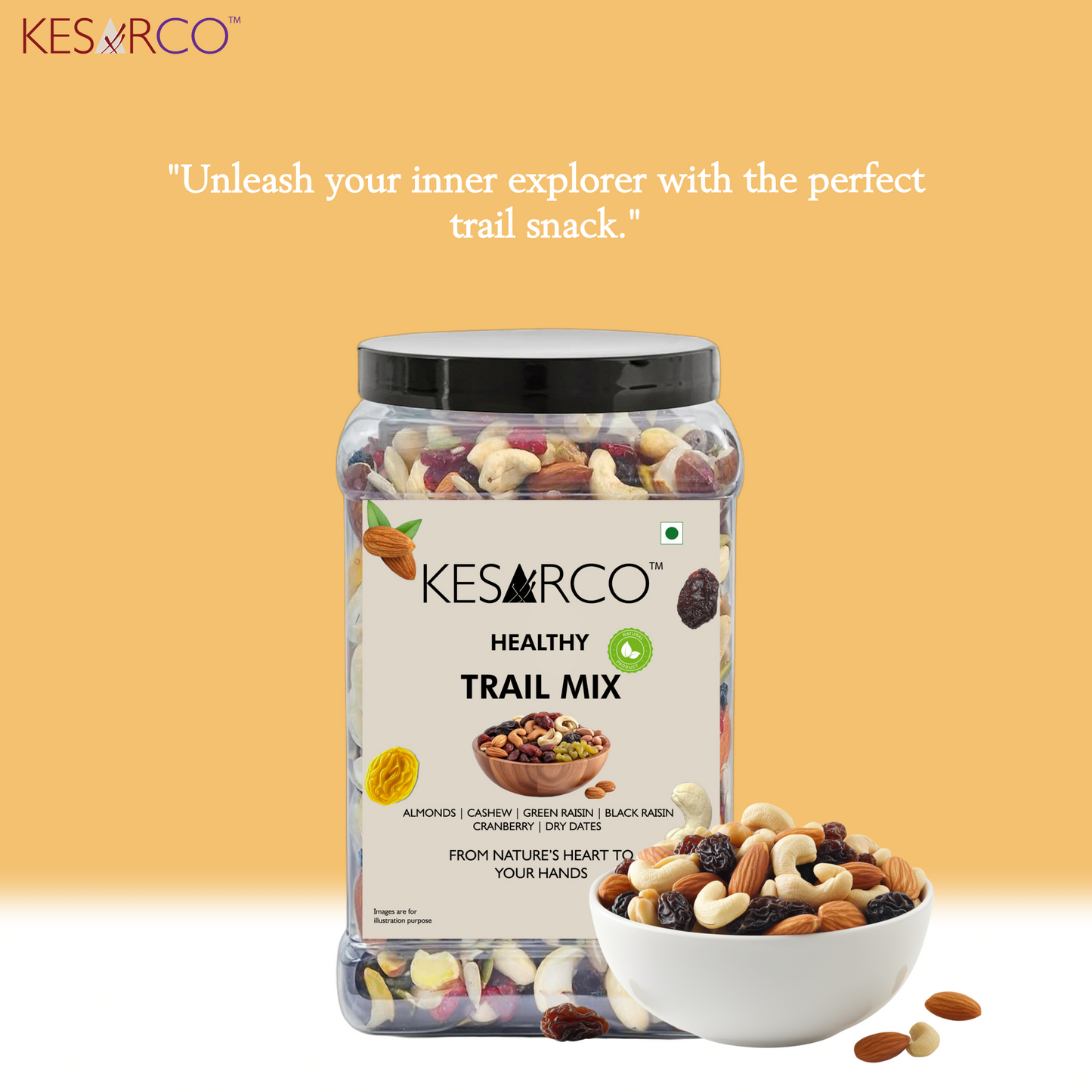 Dry Fruits and Nuts Trail mix