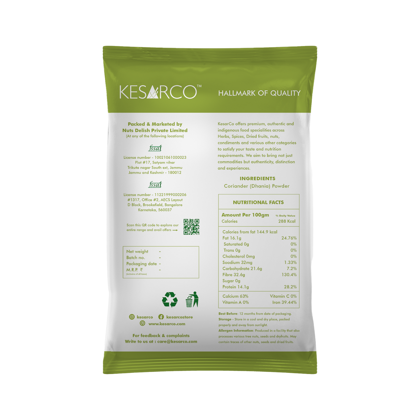 Coriander Powder