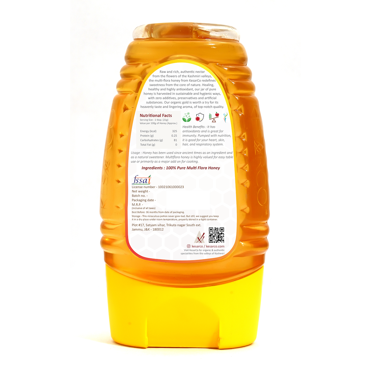 NMR Tested Kashmir Raw Honey 250 gm