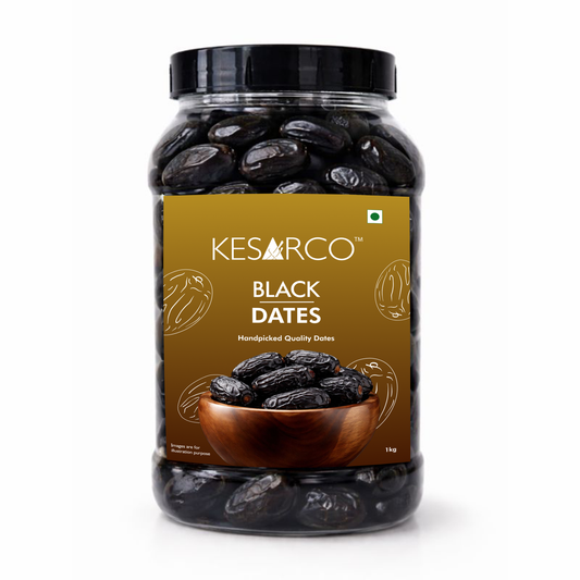 Black Dates 1 kg | Fresh & Naturally Sweet Dates