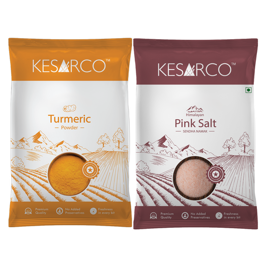 Pink Salt and Turmeric Powder Combo