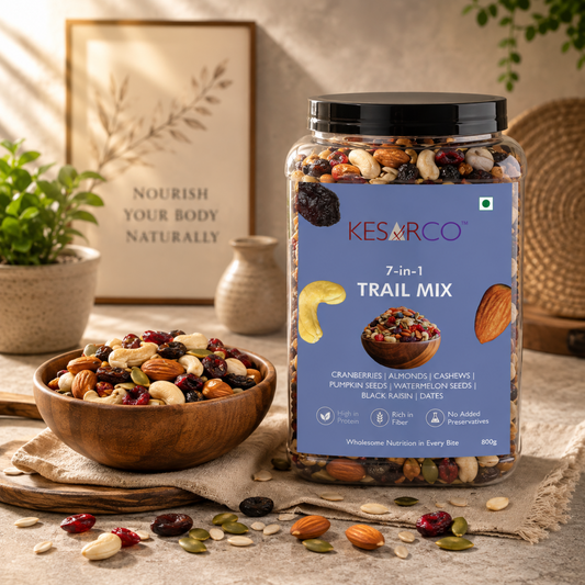 7-in-one Trail mix | Dry Fruits, Nuts and Seeds Mix | Wholesome Snack