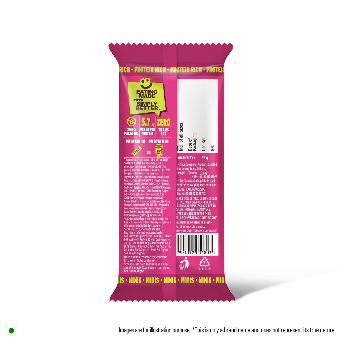 Tata Simply Better Thai Style Sweet Chilli Snack Mix 25g