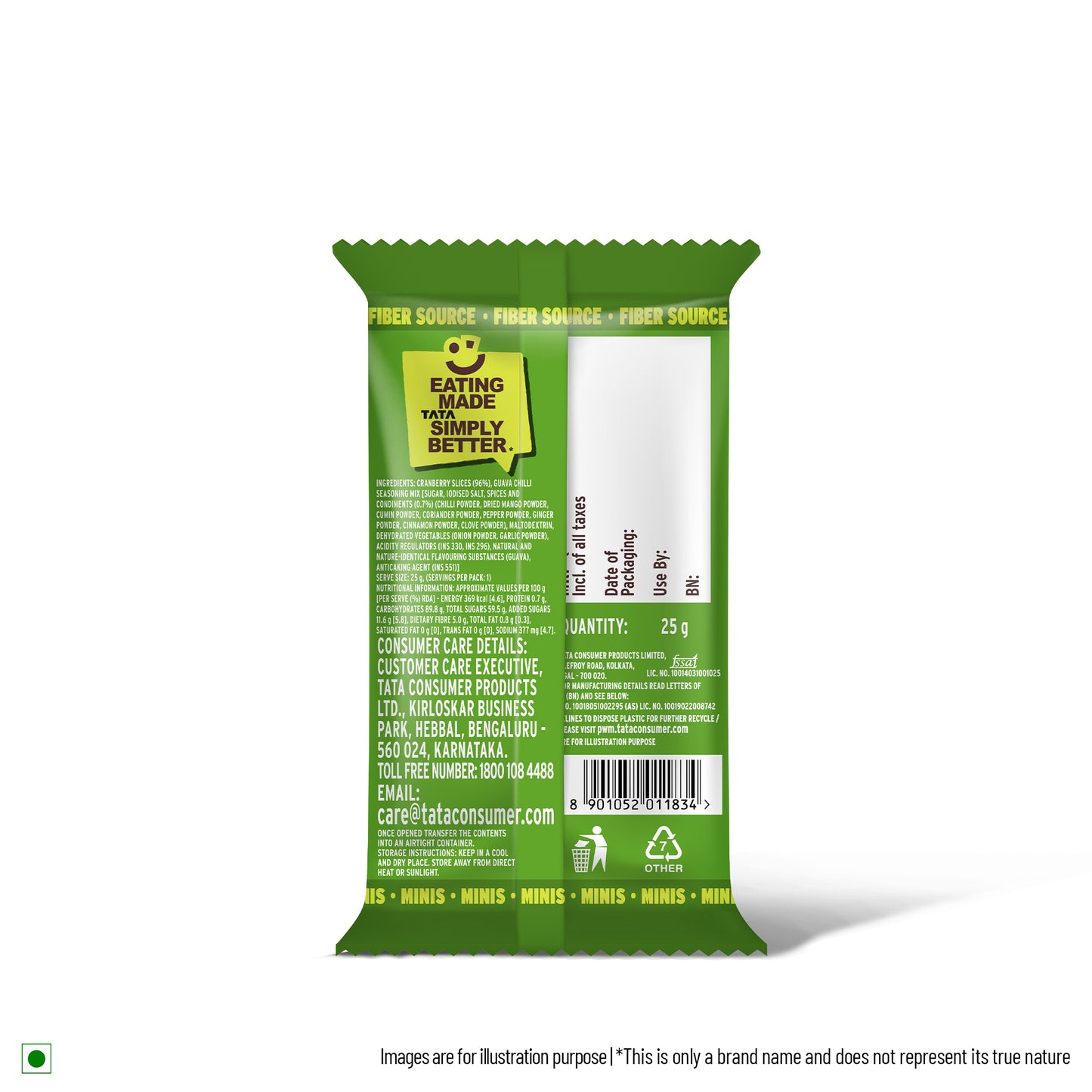 Tata Simply Better Zesty Guava Chilli Style Cranberries 25g