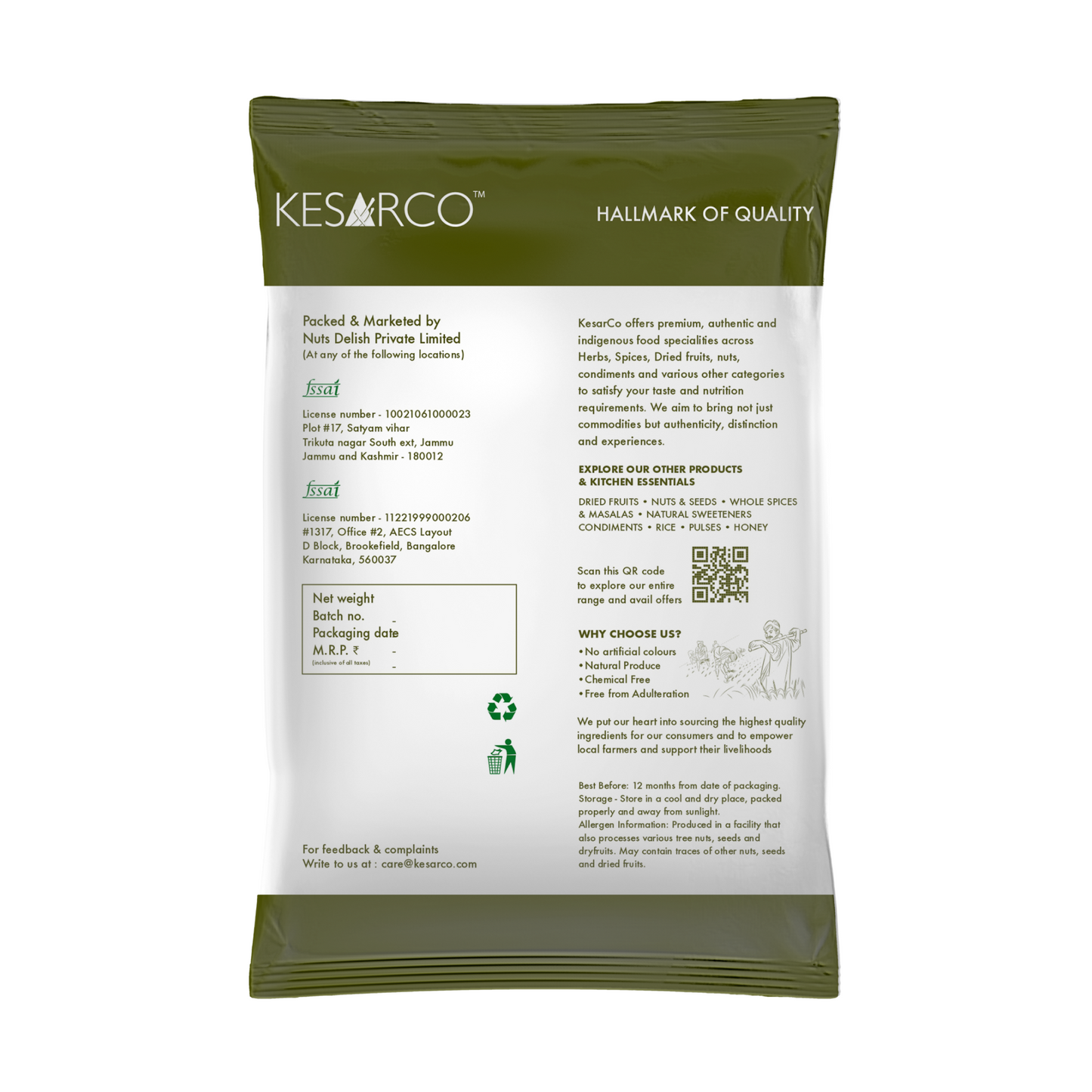 Jeera and Ajwain seeds combo 400gm (200gm each)