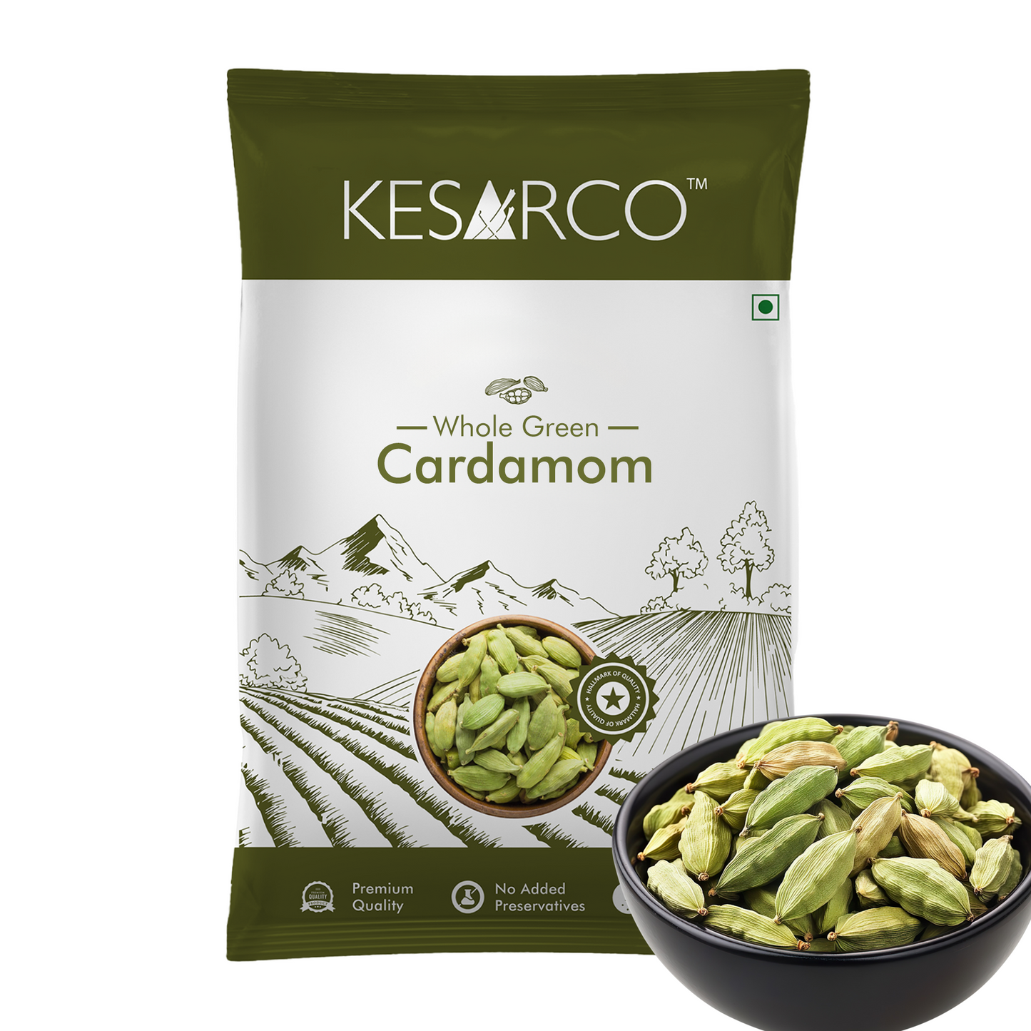 Whole Green Cardamom