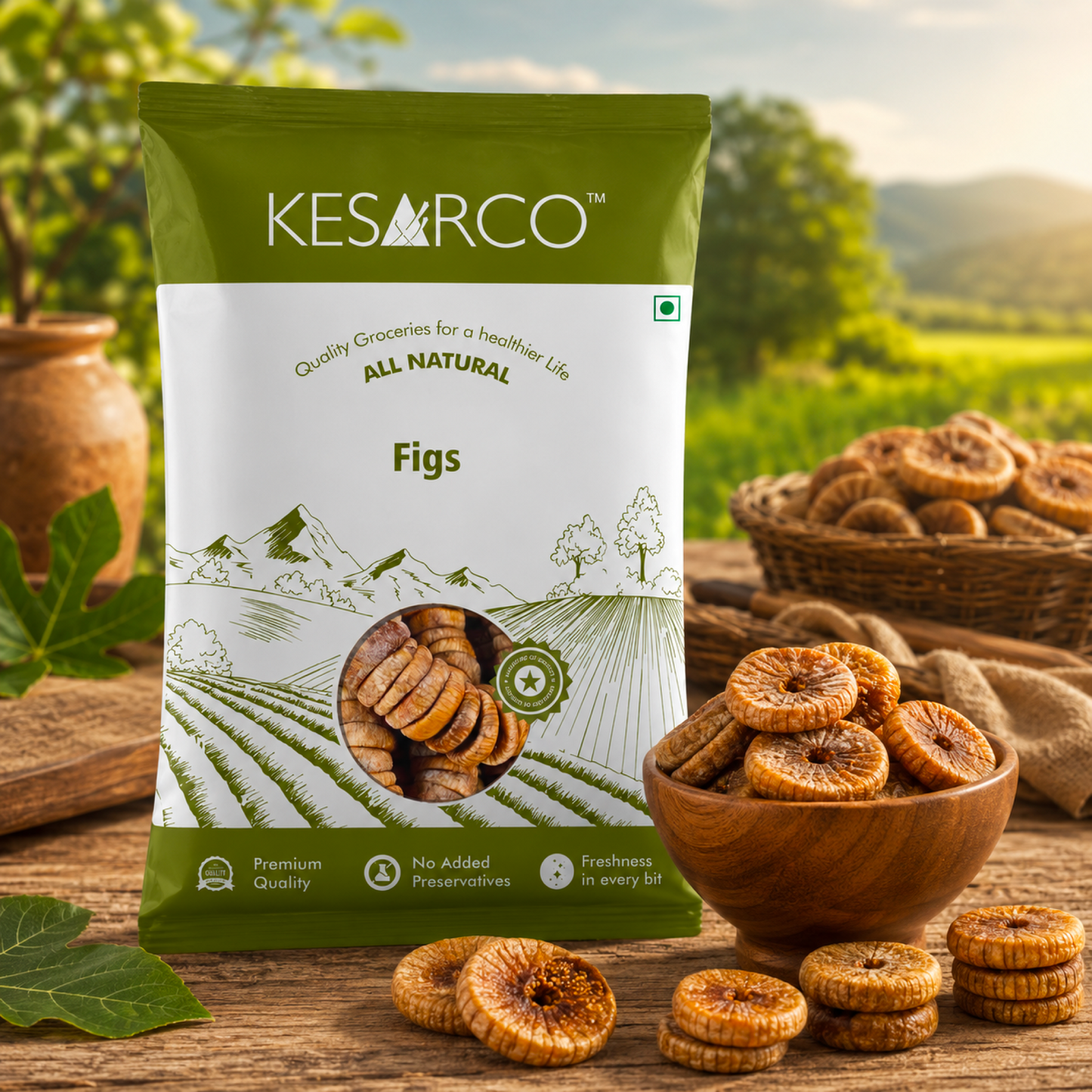 Dry Fruits Combo (Pistachios, Cashew, Raw Almonds, Figs(250gm each))