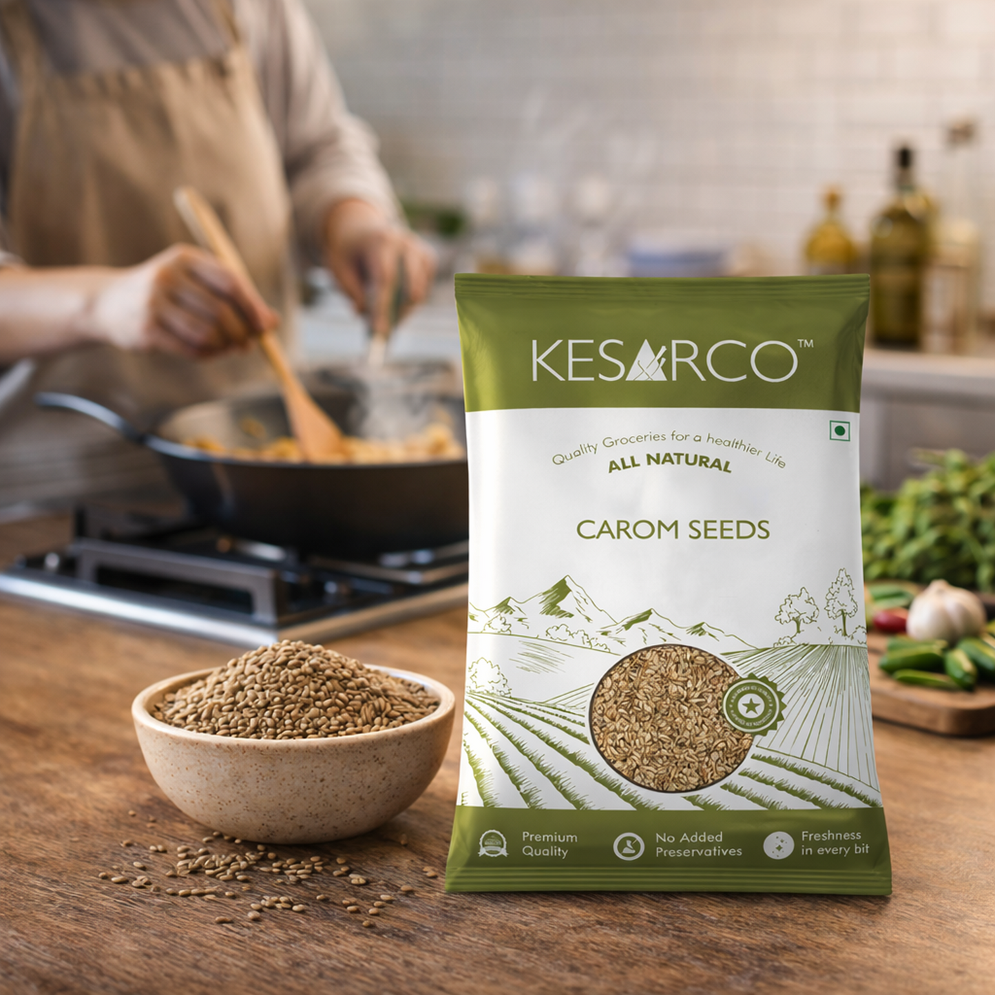 Jeera and Ajwain seeds combo 400gm (200gm each)