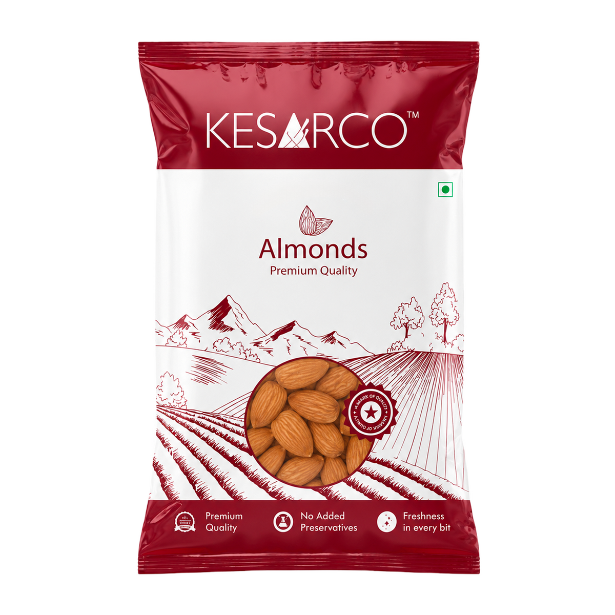 Almonds, Cashew and Raisins combo (500gm each)