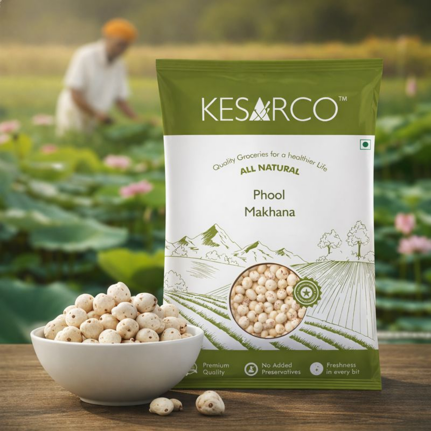 Phool Makhana 100g (50g x 2) | Natural & Crunchy Fox Nuts
