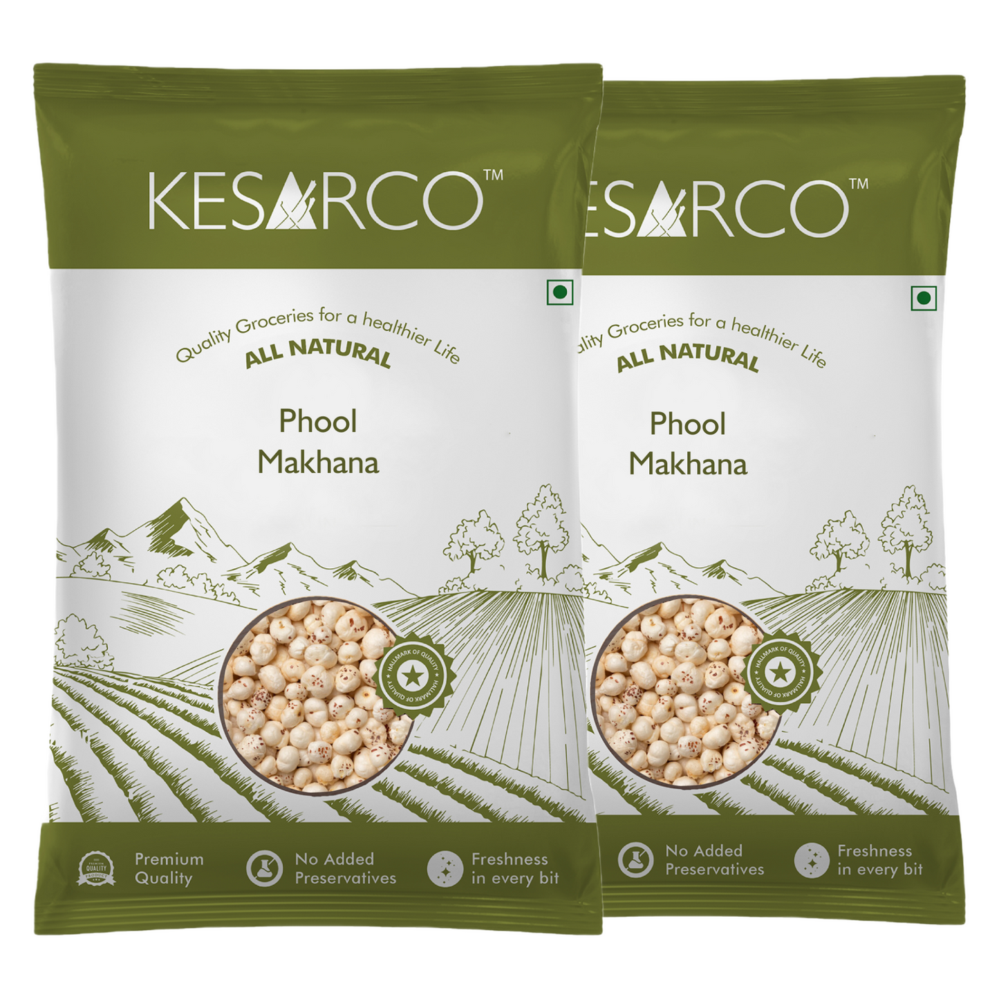 Phool Makhana 100g (50g x 2) | Natural & Crunchy Fox Nuts