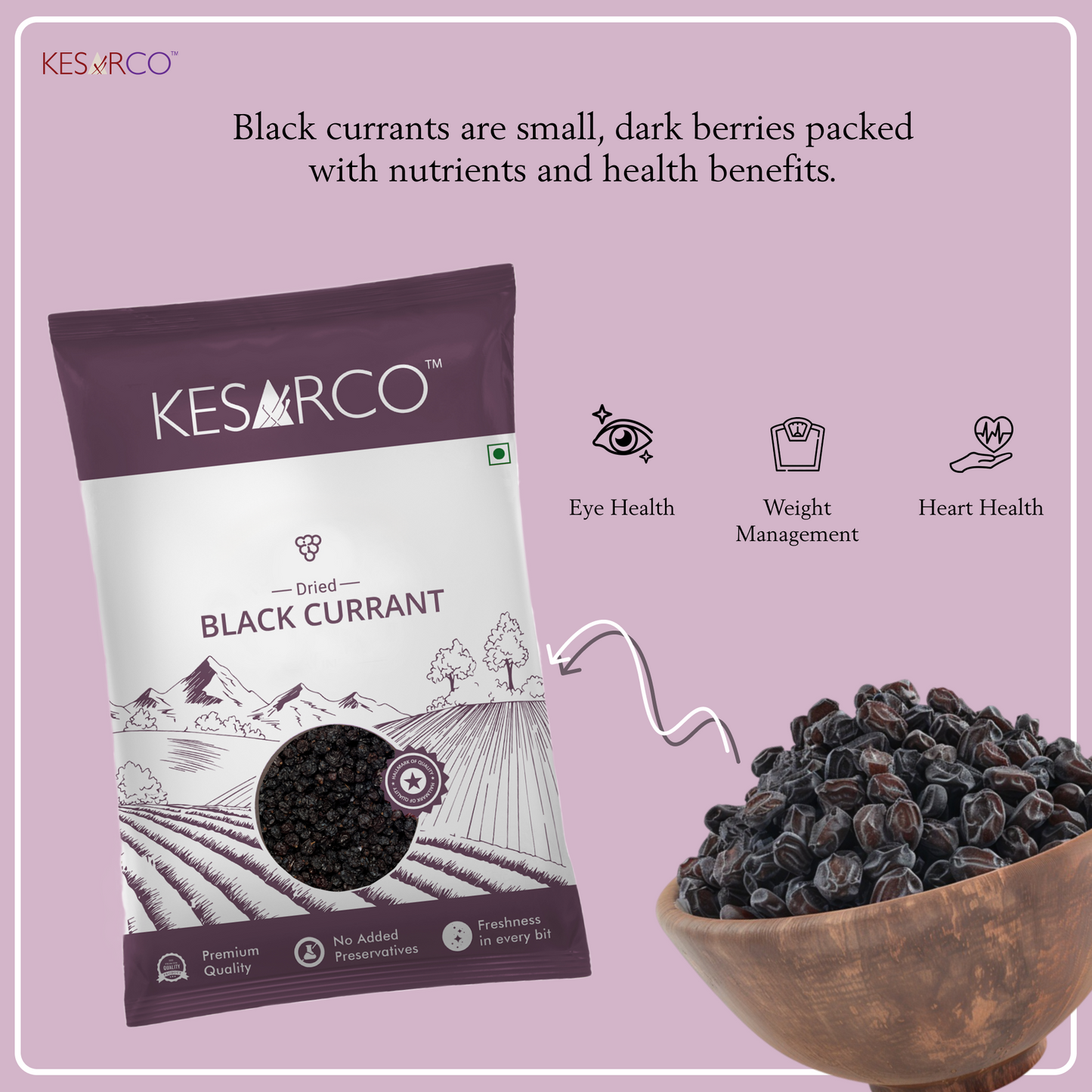 Dried Black Currant