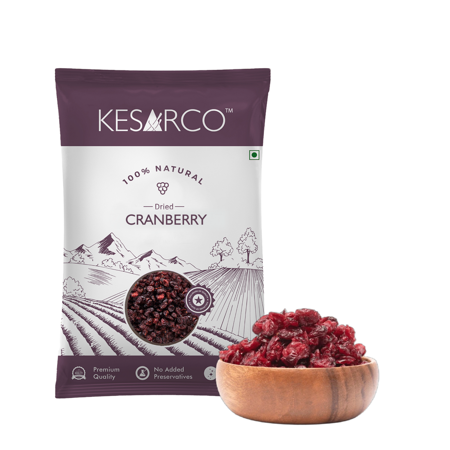 KESARCO Premium Dried Cranberry