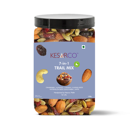 7-in-one Trail mix | Dry Fruits, Nuts and Seeds Mix | Wholesome Snack
