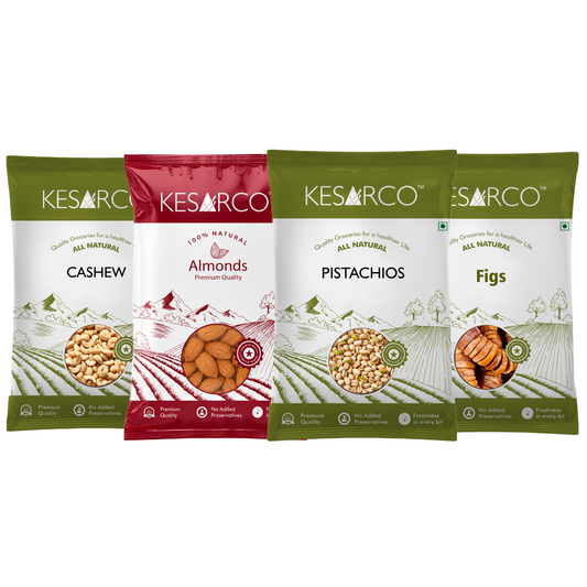 Dry Fruits Combo (Pistachios, Cashew, Raw Almonds, Figs(250gm each))