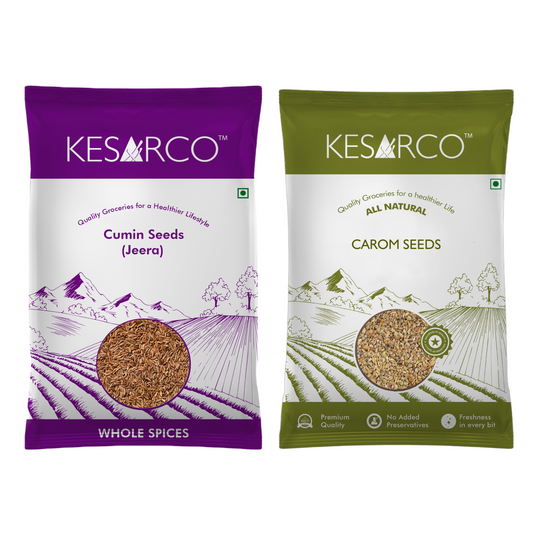 Jeera and Ajwain seeds combo 400gm (200gm each)